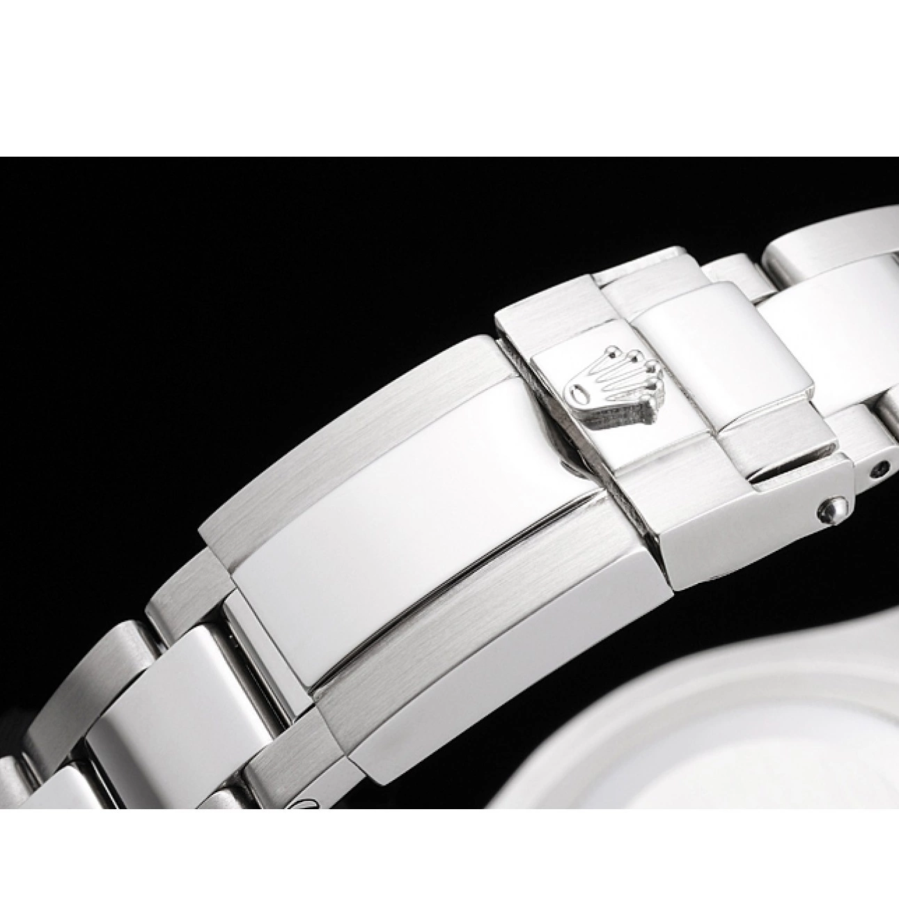 AAA replica watch Swiss Rolex Staniless Steel White Yacht-Master Bracelet Case Dial And 0718